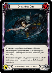 Drowning Dire (Blue) [EVR112] (Everfest)  1st Edition Rainbow Foil | Good Games Cannington