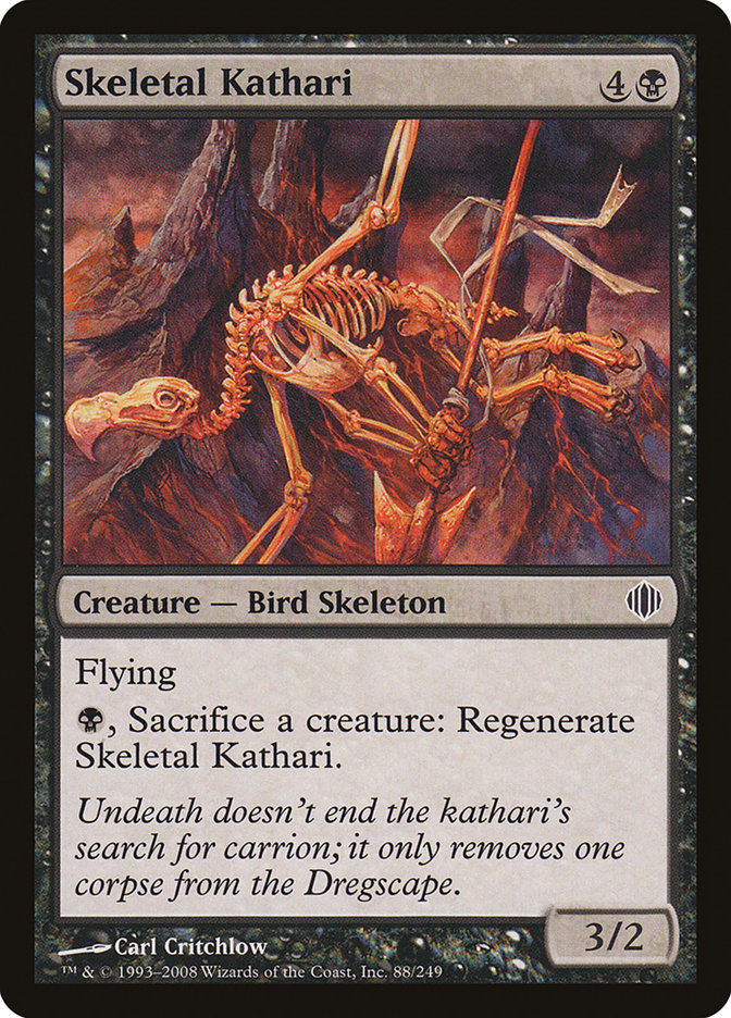 Skeletal Kathari 88 (Shards of Alara)  | Good Games Cannington