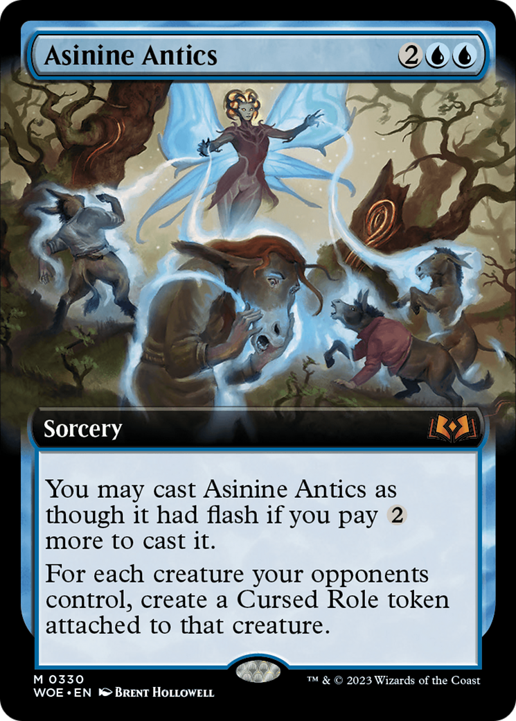 Asinine Antics (Extended Art) [Wilds of Eldraine] | Good Games Cannington