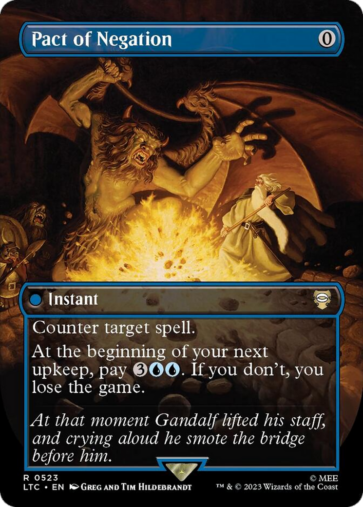 Pact of Negation (Borderless) [The Lord of the Rings: Tales of Middle-Earth Commander] | Good Games Cannington
