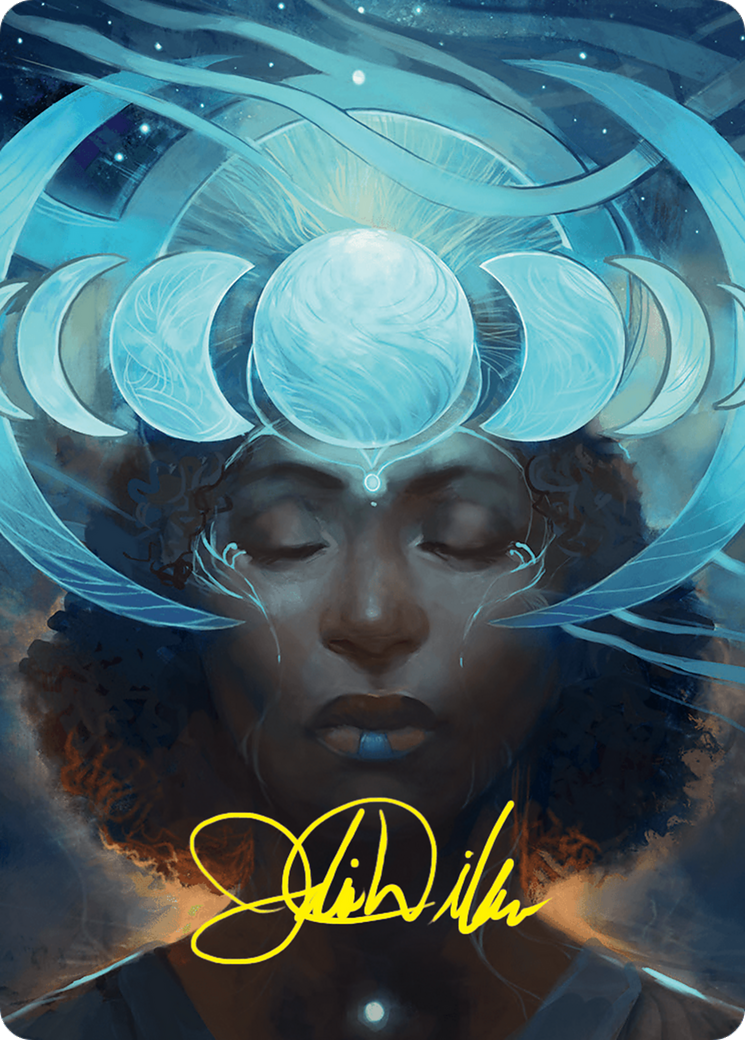 Lunar Insight Art Card (31/54) (Gold-Stamped Signature) [Foundations Art Series] | Good Games Cannington
