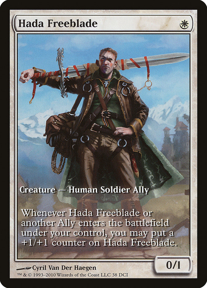 Hada Freeblade (Extended Art) [Worldwake Promos] | Good Games Cannington