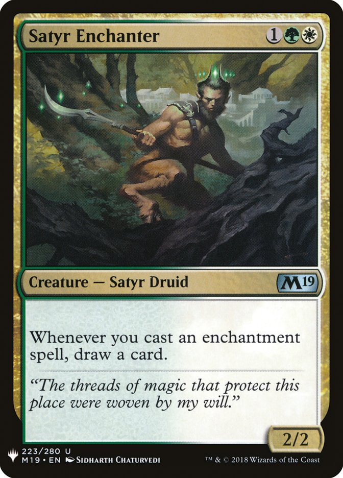 Satyr Enchanter [Mystery Booster] | Good Games Cannington