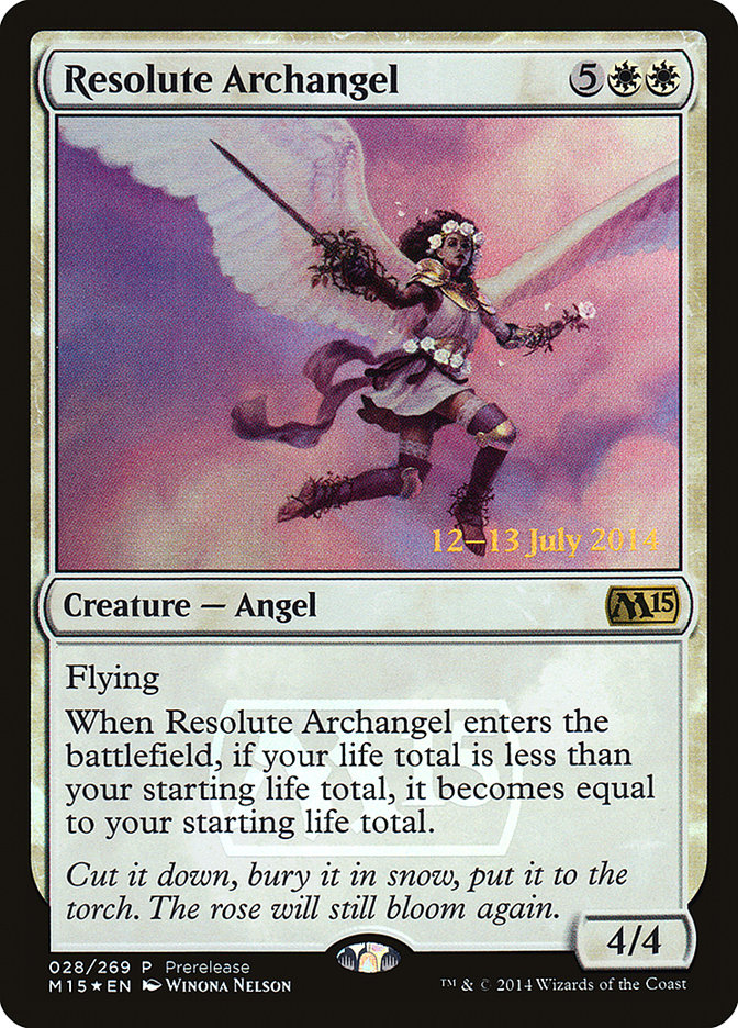 Resolute Archangel [Magic 2015 Prerelease Promos] | Good Games Cannington