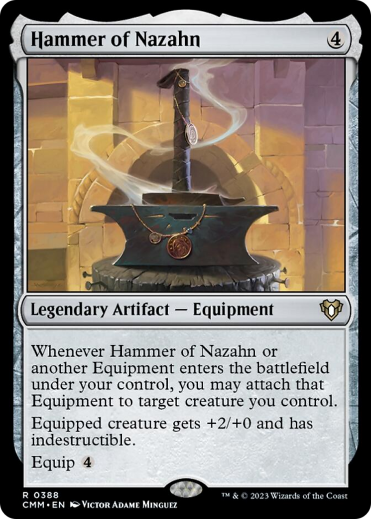 Hammer of Nazahn [Commander Masters] | Good Games Cannington