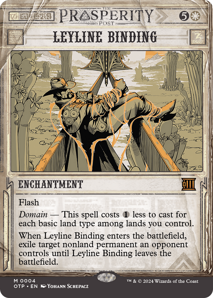 Leyline Binding [Outlaws of Thunder Junction: Breaking News] | Good Games Cannington