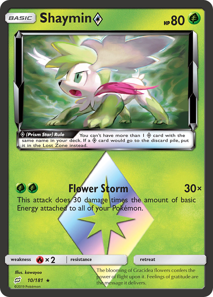 Shaymin (10/181) (Prism Star) [Sun & Moon: Team Up] | Good Games Cannington