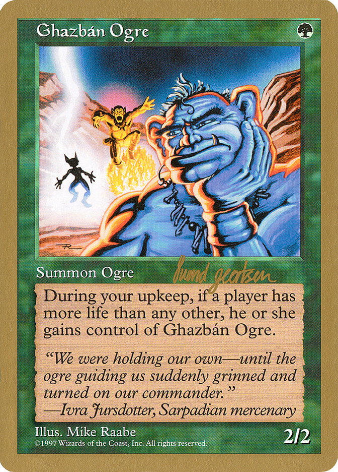 Ghazban Ogre (Svend Geertsen) [World Championship Decks 1997] | Good Games Cannington