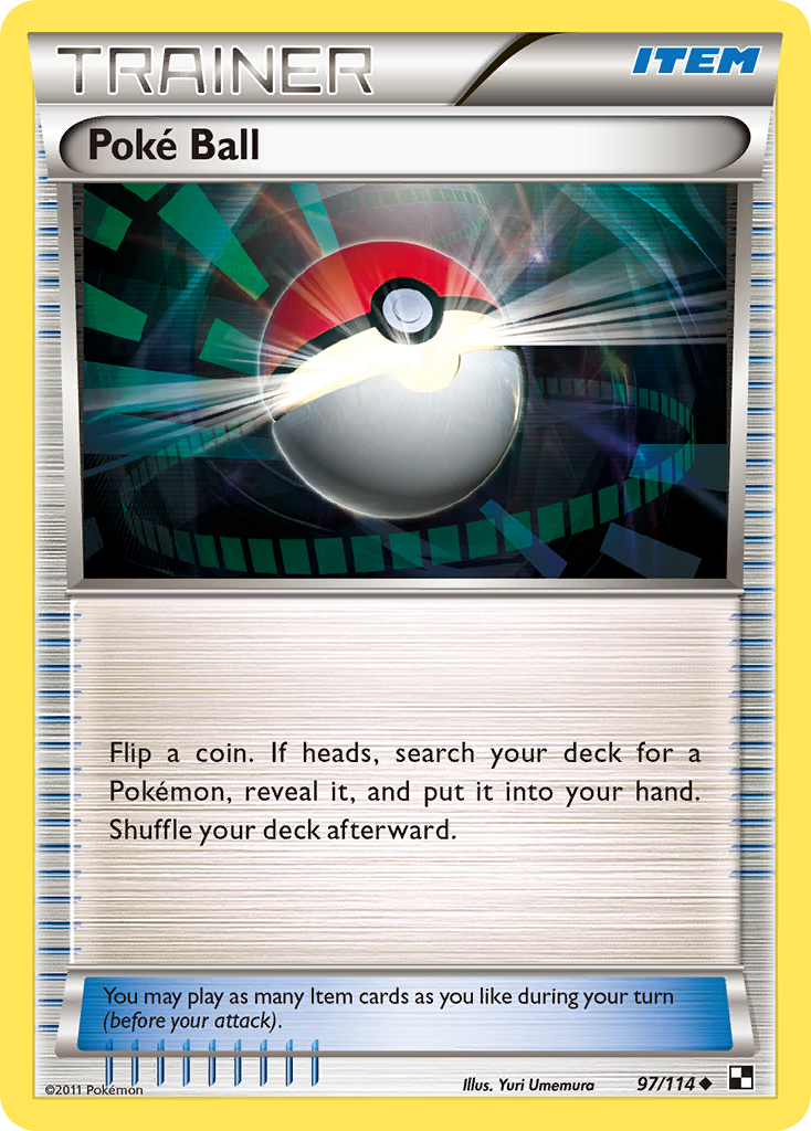 Poke Ball (97/114) [Black & White: Base Set] | Good Games Cannington