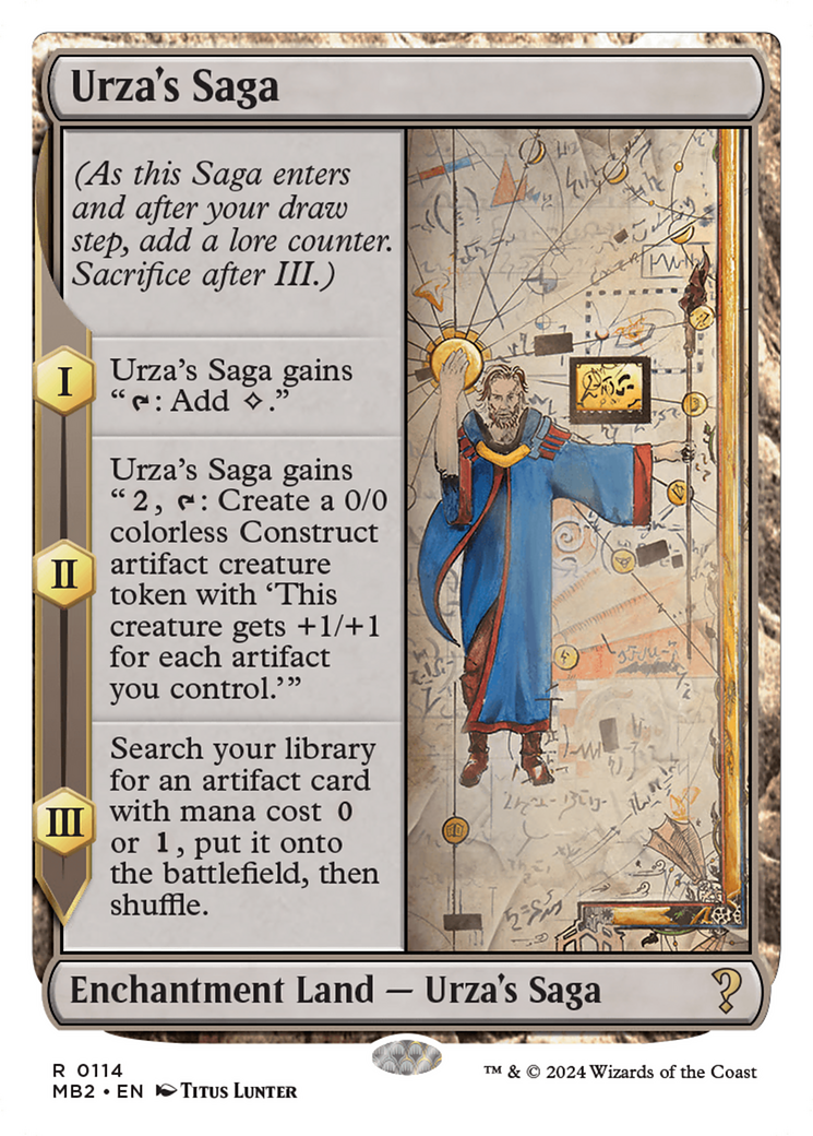 Urza's Saga (White Border) [Mystery Booster 2] | Good Games Cannington
