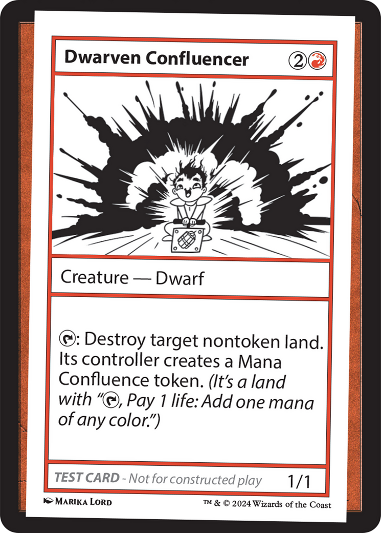 Dwarven Confluencer [Mystery Booster 2 Playtest Cards] | Good Games Cannington