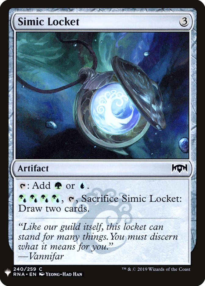 Simic Locket [Mystery Booster] | Good Games Cannington