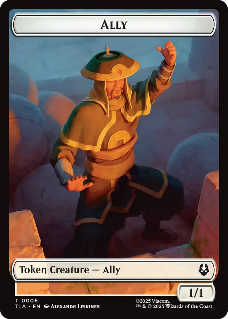 Ally (0006) // Soldier (0002) Double-Sided Token [Avatar: The Last Airbender Tokens] | Good Games Cannington