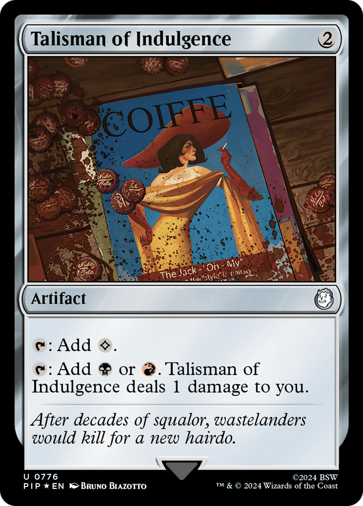 Talisman of Indulgence (Surge Foil) [Fallout] | Good Games Cannington