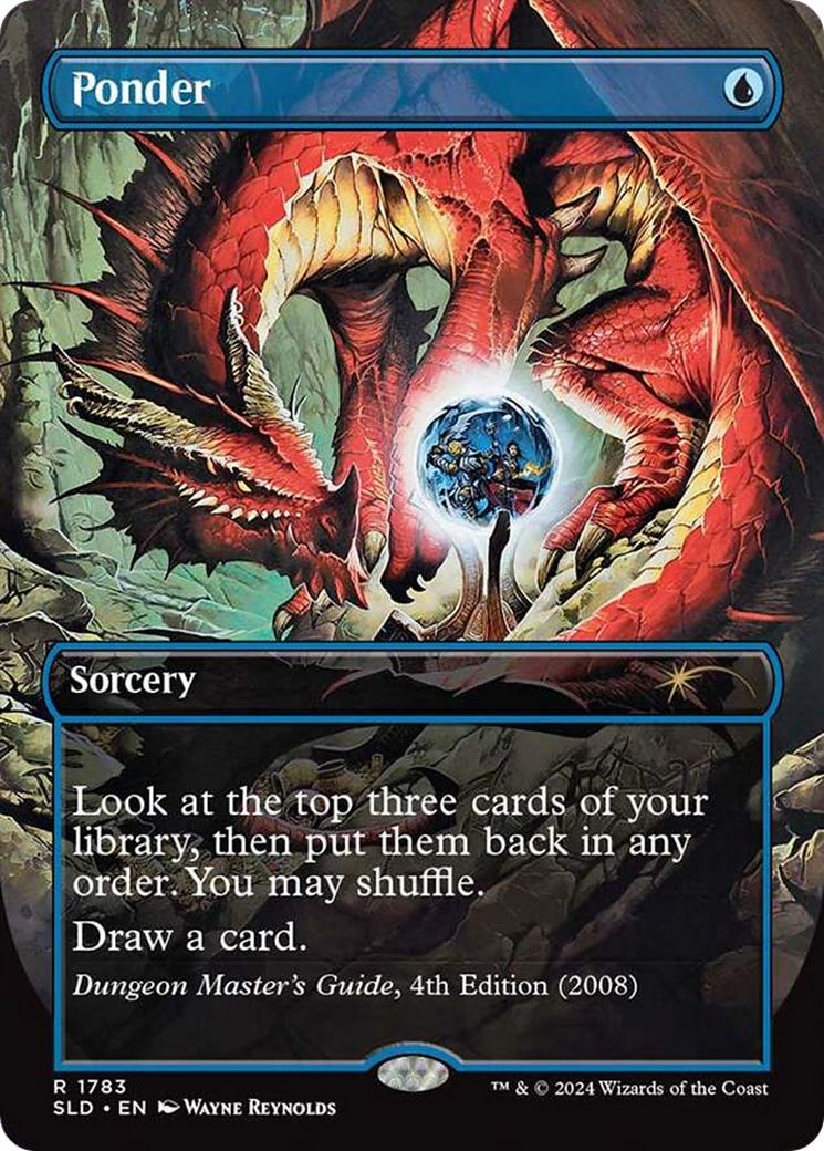 Ponder (1783) (Rainbow Foil) [Secret Lair Drop Series] | Good Games Cannington