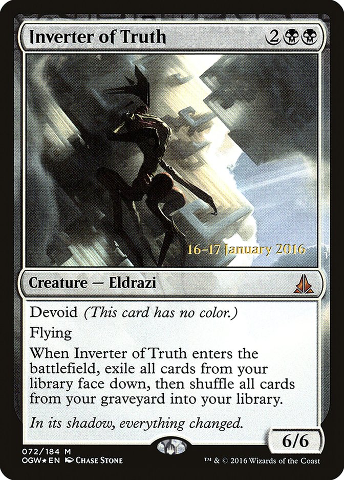 Inverter of Truth [Oath of the Gatewatch Prerelease Promos] | Good Games Cannington