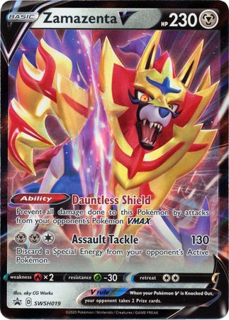 Zamazenta V (SWSH019) [Sword & Shield: Black Star Promos] | Good Games Cannington