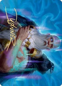 Alrund, God of the Cosmos Art Card (Gold-Stamped Signature) [Kaldheim Art Series] | Good Games Cannington