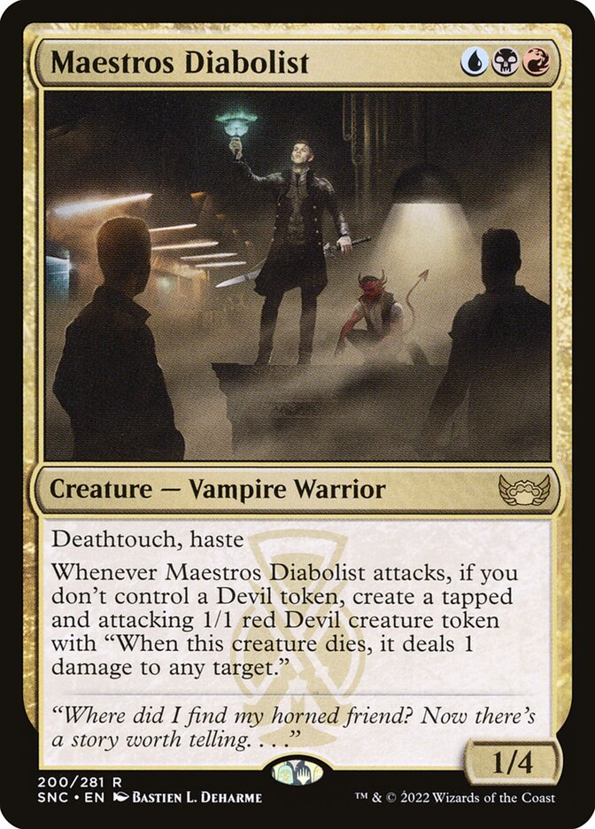Maestros Diabolist 200/281 (Streets of New Capenna)  | Good Games Cannington