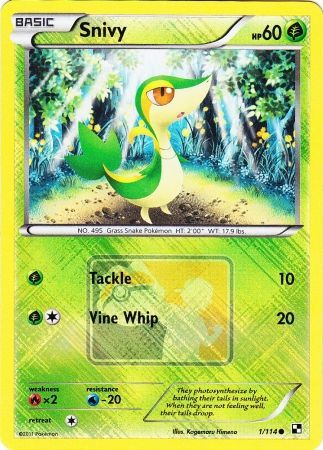 Snivy (1/114) (League Promo) [Black & White: Base Set] | Good Games Cannington