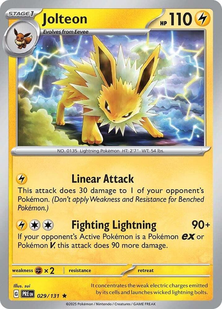 Jolteon (029/131) [Scarlet & Violet: Prismatic Evolutions] | Good Games Cannington