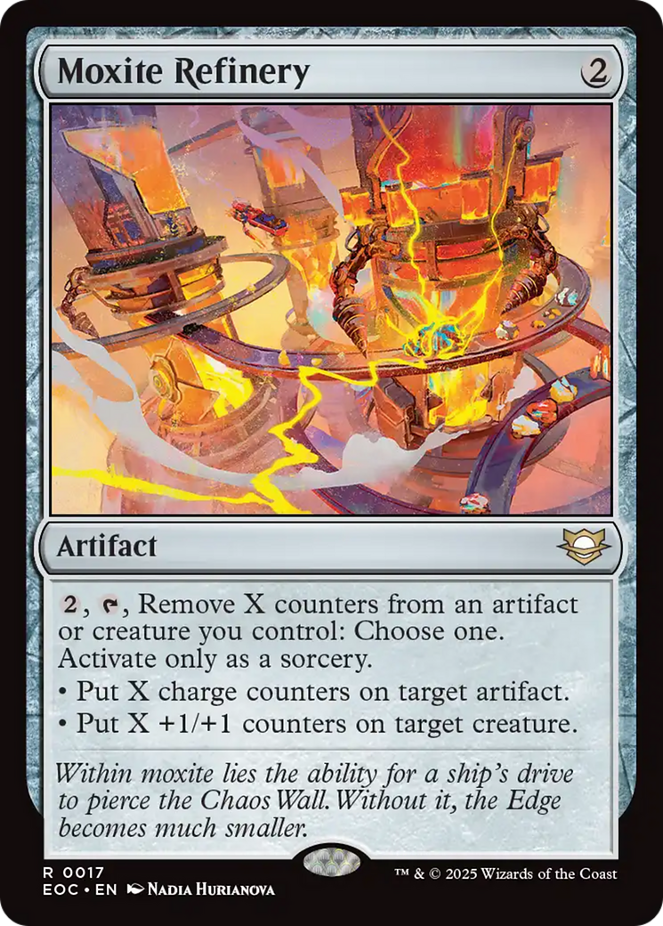 Moxite Refinery [Edge of Eternities Commander] | Good Games Cannington