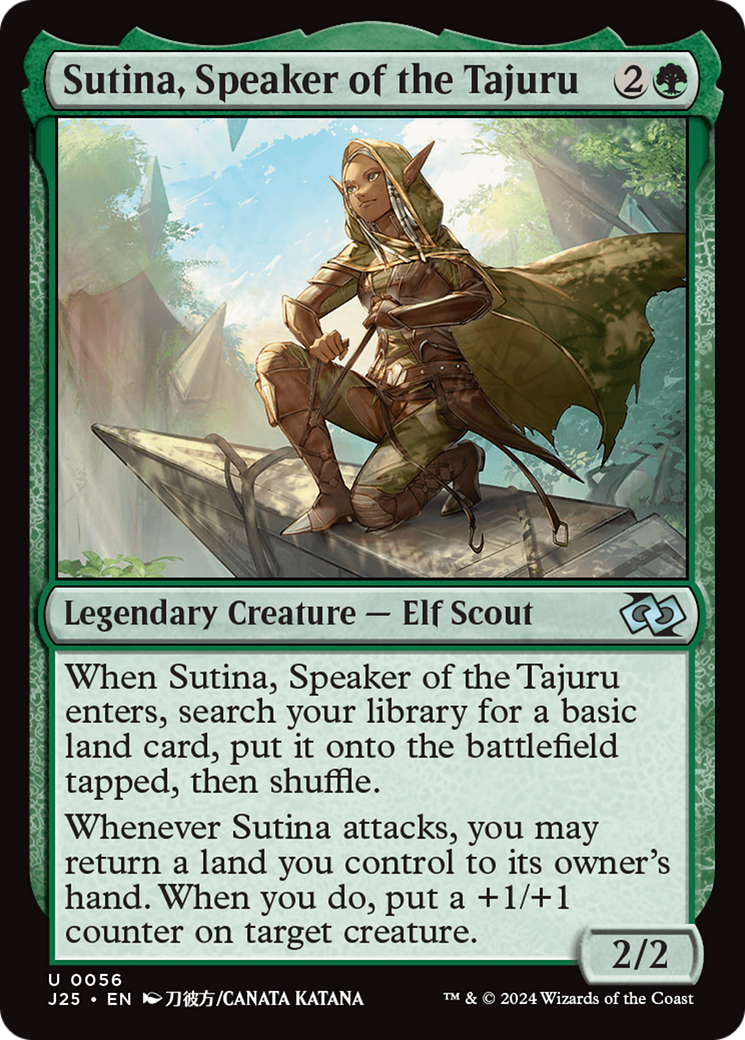 Sutina, Speaker of the Tajuru (Anime) [Foundations Jumpstart] | Good Games Cannington