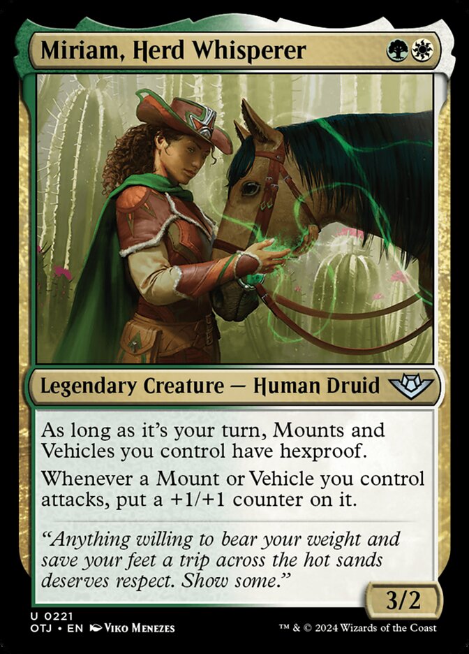 Miriam, Herd Whisperer 221/286 (Outlaws of Thunder Junction)  | Good Games Cannington