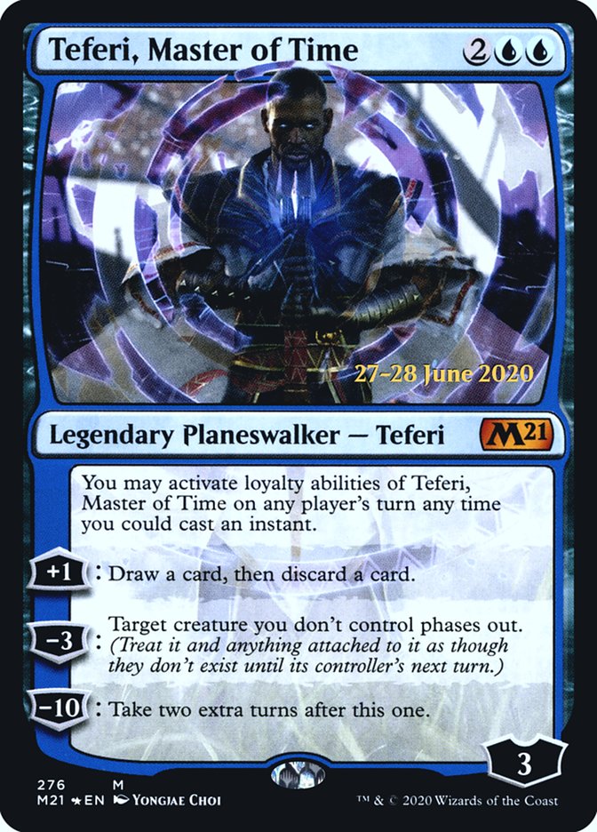 Teferi, Master of Time (276) [Core Set 2021 Prerelease Promos] | Good Games Cannington