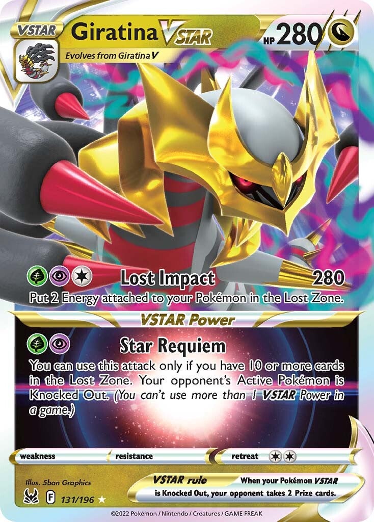Giratina VSTAR (131/196) (Jumbo Card) [Sword & Shield: Lost Origin] | Good Games Cannington