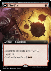 Dire Flail (Extended Art) [The Lost Caverns of Ixalan] | Good Games Cannington