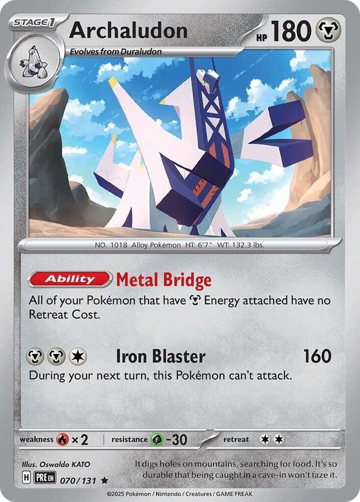 Archaludon (070/131) [Scarlet & Violet: Prismatic Evolutions] | Good Games Cannington