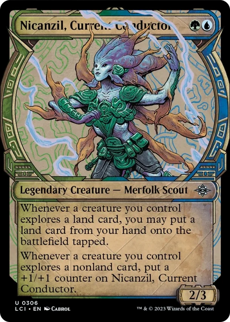 Nicanzil, Current Conductor (Showcase) [The Lost Caverns of Ixalan] | Good Games Cannington