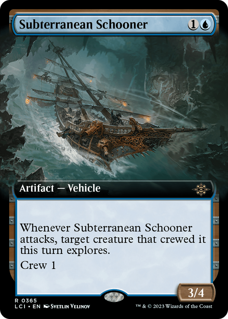 Subterranean Schooner (Extended Art) [The Lost Caverns of Ixalan] | Good Games Cannington