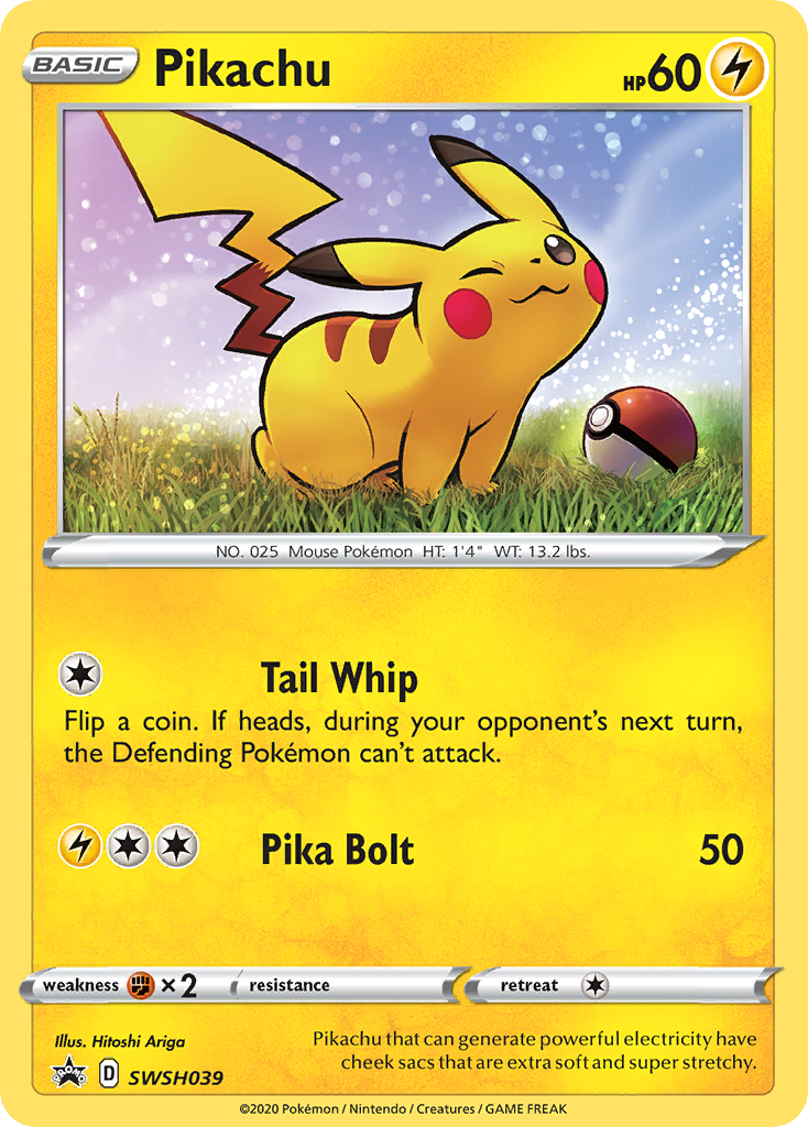 Pikachu (SWSH039) [Sword & Shield: Black Star Promos] | Good Games Cannington