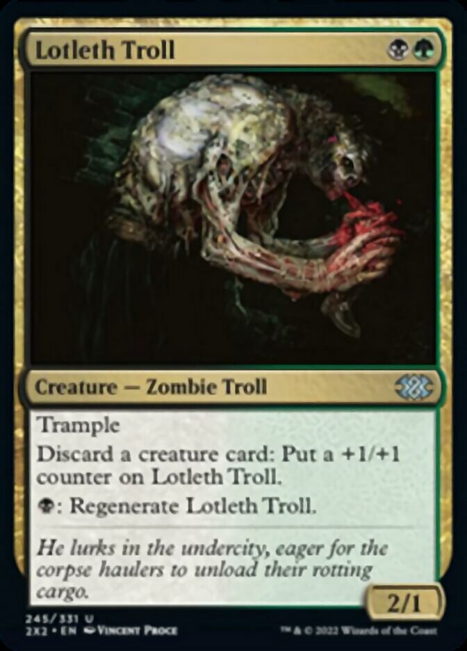 Lotleth Troll [Double Masters 2022] | Good Games Cannington