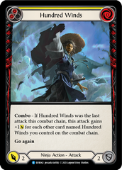 Hundred Winds (Yellow) [EVR042] (Everfest)  1st Edition Rainbow Foil | Good Games Cannington
