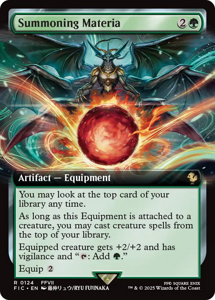 Summoning Materia (Extended Art) [FINAL FANTASY Commander] | Good Games Cannington