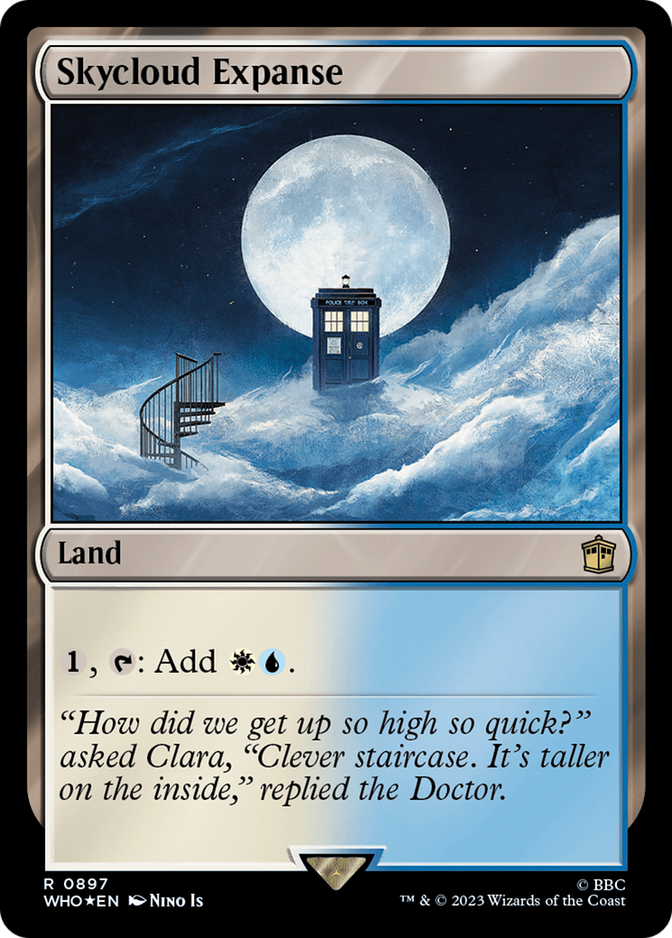 Skycloud Expanse (Surge Foil) [Doctor Who] | Good Games Cannington