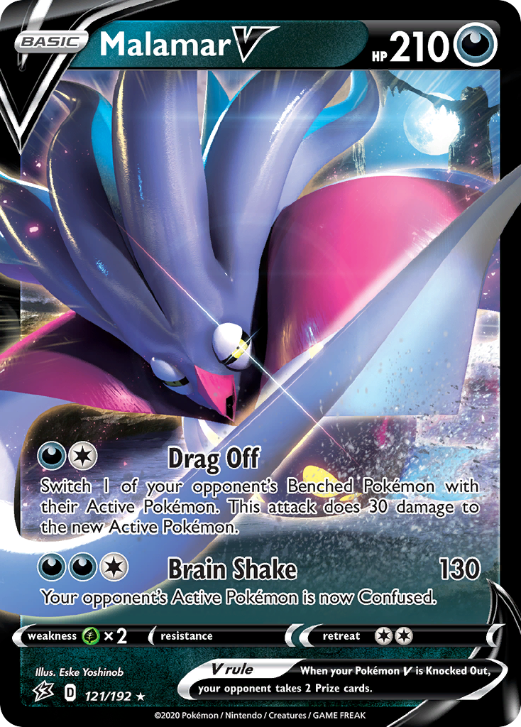 Malamar V (121/192) [Sword & Shield: Rebel Clash] | Good Games Cannington