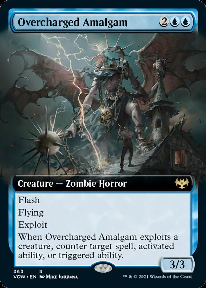 Overcharged Amalgam (Extended Art) [Innistrad: Crimson Vow] | Good Games Cannington