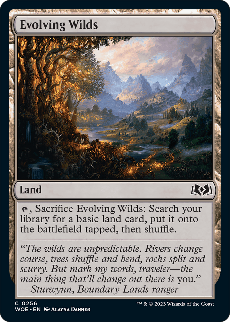 Evolving Wilds [Wilds of Eldraine] | Good Games Cannington