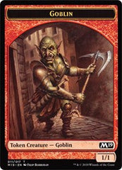 Goblin // Thopter Double-Sided Token (Game Night) [Core Set 2019 Tokens] | Good Games Cannington