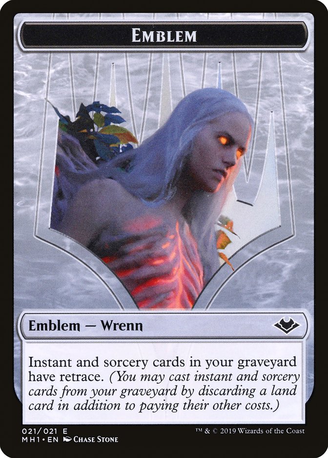 Wrenn and Six Emblem [Modern Horizons Tokens] | Good Games Cannington
