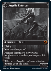 Enduring Angel // Angelic Enforcer [Innistrad: Double Feature] | Good Games Cannington