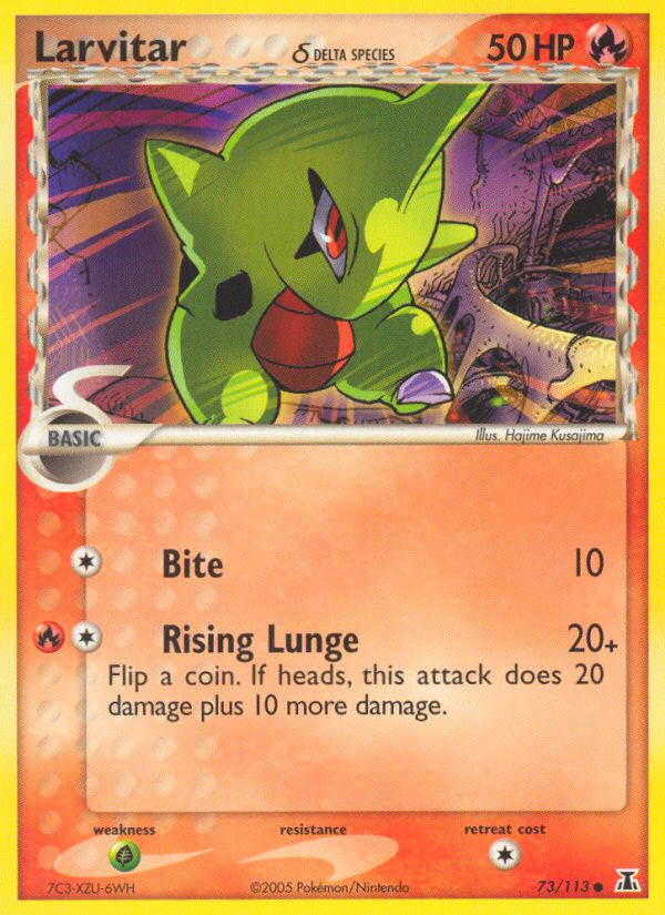 Larvitar (73/113) (Delta Species) [EX: Delta Species] | Good Games Cannington
