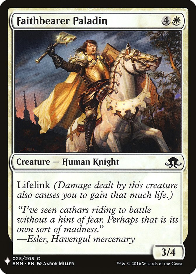Faithbearer Paladin [Mystery Booster] | Good Games Cannington