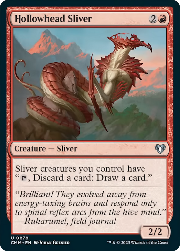 Hollowhead Sliver [Commander Masters] | Good Games Cannington