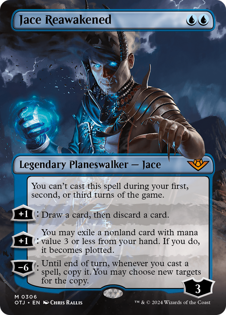 Jace Reawakened (Borderless) [Outlaws of Thunder Junction] | Good Games Cannington