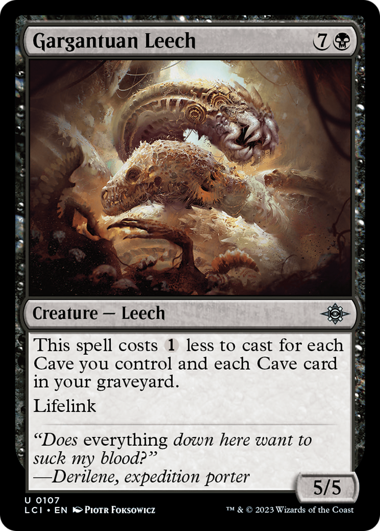 Gargantuan Leech [The Lost Caverns of Ixalan] | Good Games Cannington